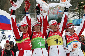 Турин, эстафета, 23 февраля 2006 года, Турин.